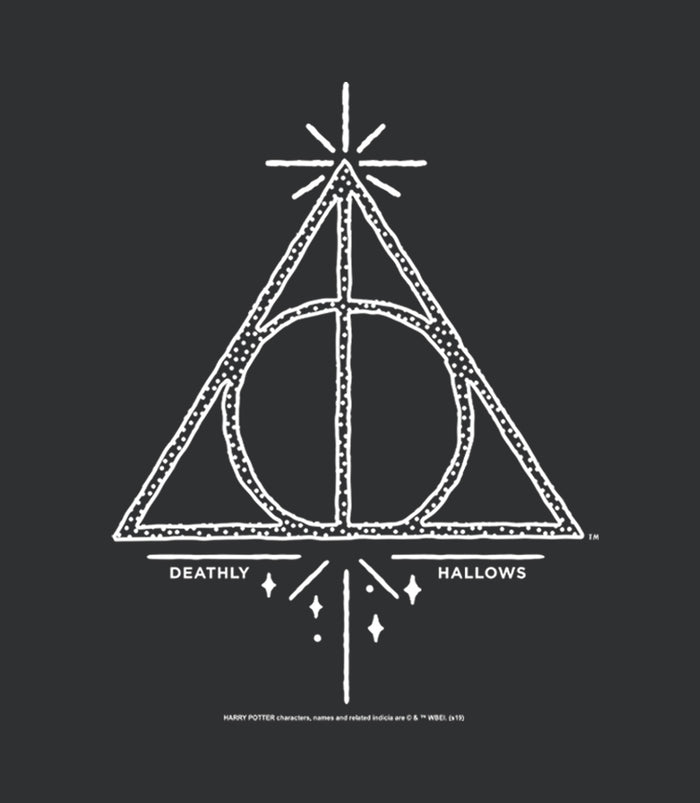 Fifth Sun Women's Harry Potter Deathly Hallows Symbol Racerback Tank Top