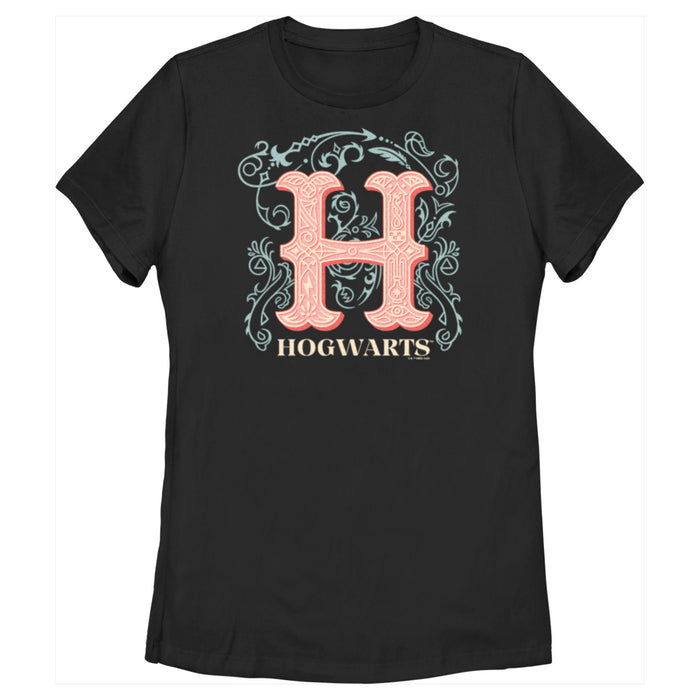 fifth sun Women's Harry Potter Decorative Hogwarts Symbol T-Shirt