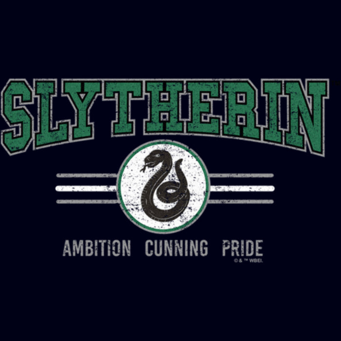 Fifth Sun Women's Harry Potter Distressed Slytherin Traits T-Shirt