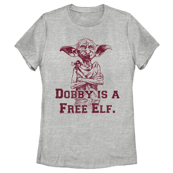 fifth sun Women's Harry Potter Dobby is a Free Elf T-Shirt