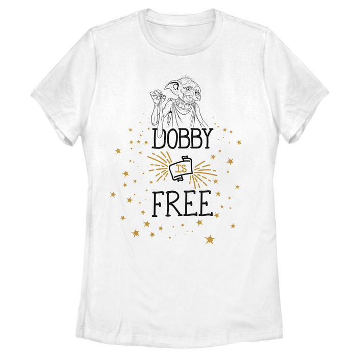 fifth sun Women's Harry Potter Dobby is Free T-Shirt