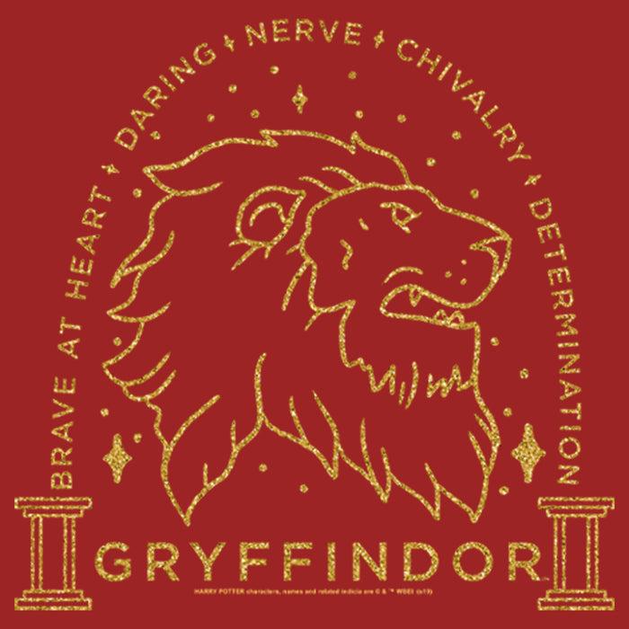 Fifth Sun Women's Harry Potter Gryffindor House Emblem T-Shirt