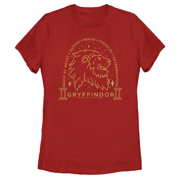 fifth sun Women's Harry Potter Gryffindor House Emblem T-Shirt