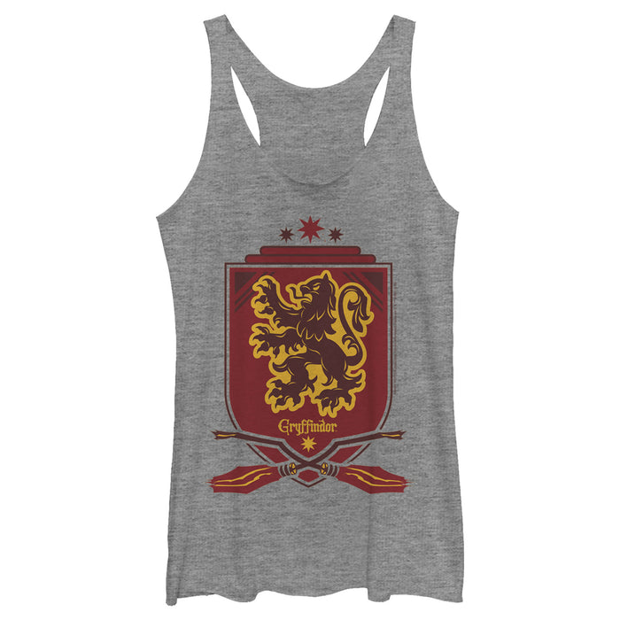 fifth sun Women's Harry Potter Gryffindor House Shield Racerback Tank Top