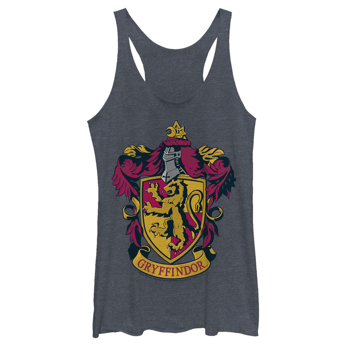 fifth sun Women's Harry Potter Gryffindor Ornate Crest Racerback Tank Top