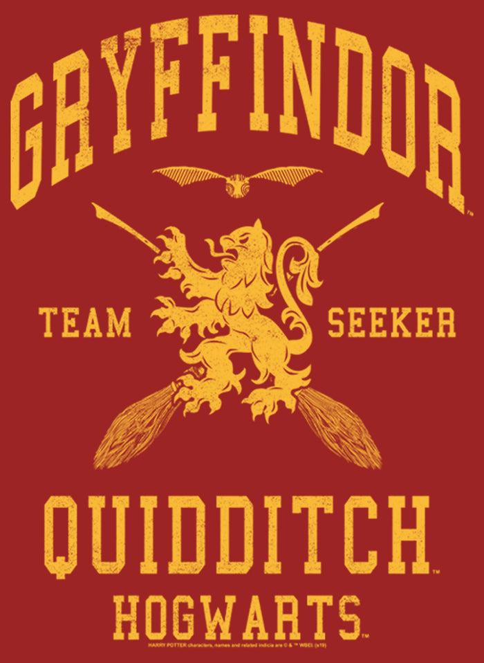 Fifth Sun Women's Harry Potter Gryffindor Quidditch Gold Team Seeker T-Shirt