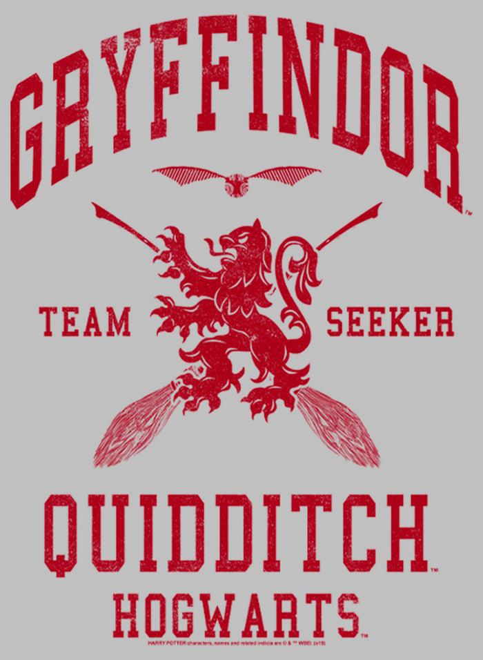 Fifth Sun Women's Harry Potter Gryffindor Quidditch Team Seeker T-Shirt
