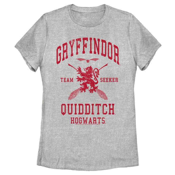 fifth sun Women's Harry Potter Gryffindor Quidditch Team Seeker T-Shirt