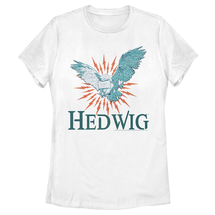 fifth sun Women's Harry Potter Hedwig Owl Flight T-Shirt