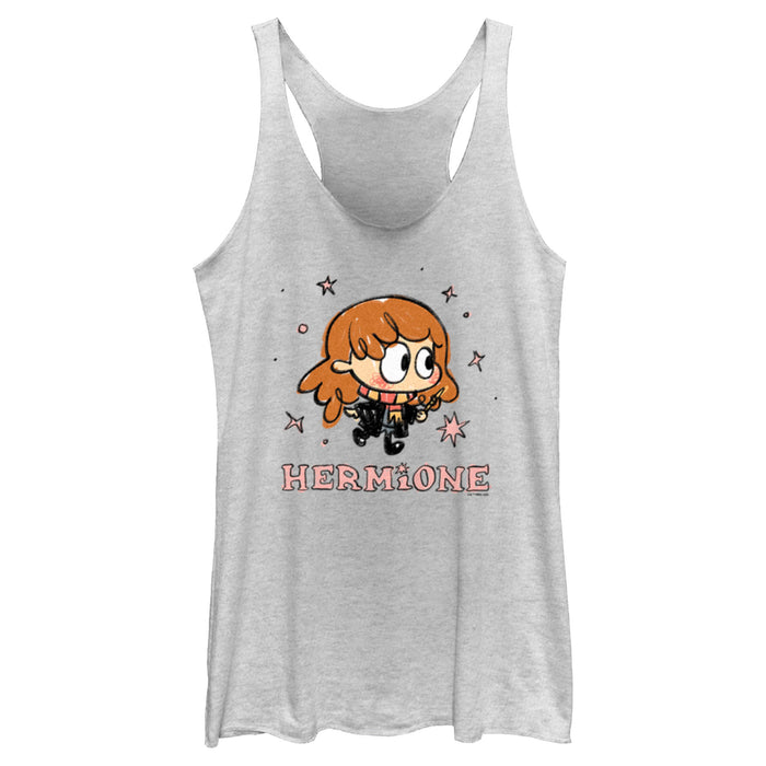 fifth sun Women's Harry Potter Hermione Starry Cartoon Racerback Tank Top
