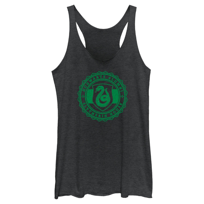 fifth sun Women's Harry Potter Hogwarts Alumni Slytherin House Racerback Tank Top