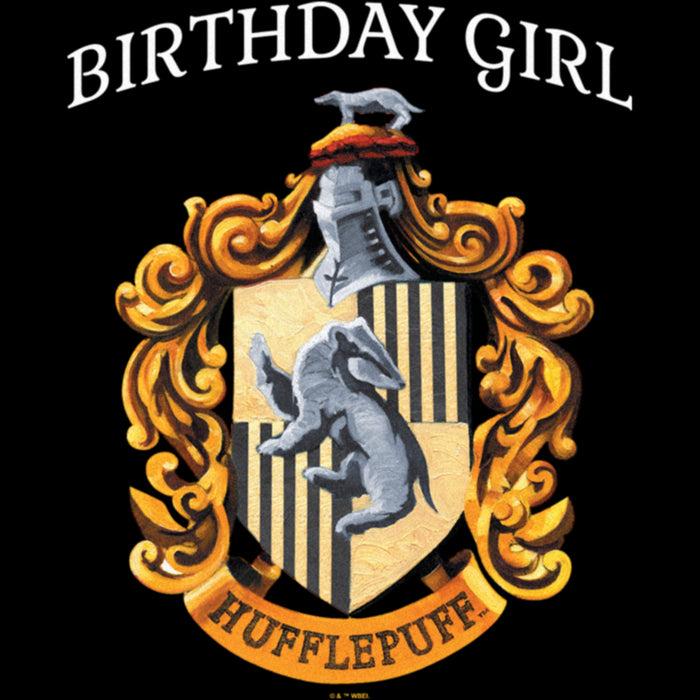 Fifth Sun Women's Harry Potter Hufflepuff Birthday Girl T-Shirt