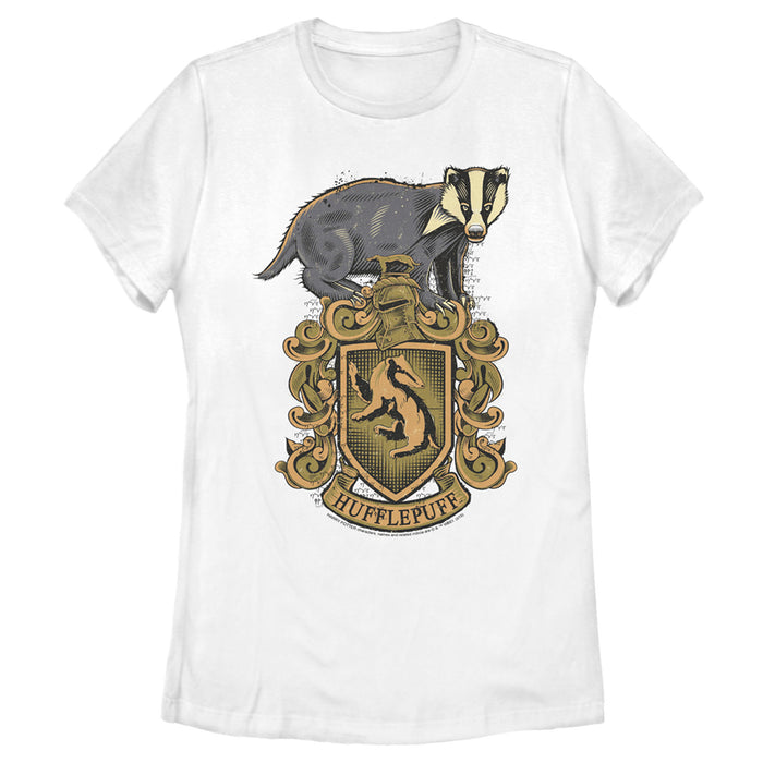 fifth sun Women's Harry Potter Hufflepuff Crest T-Shirt