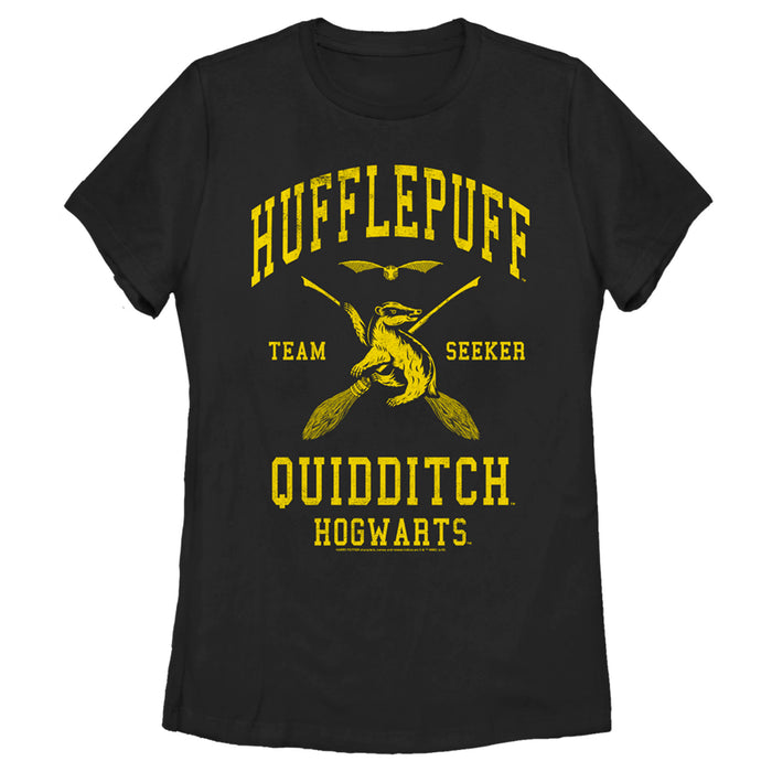 fifth sun Women's Harry Potter Hufflepuff Quidditch Seeker T-Shirt