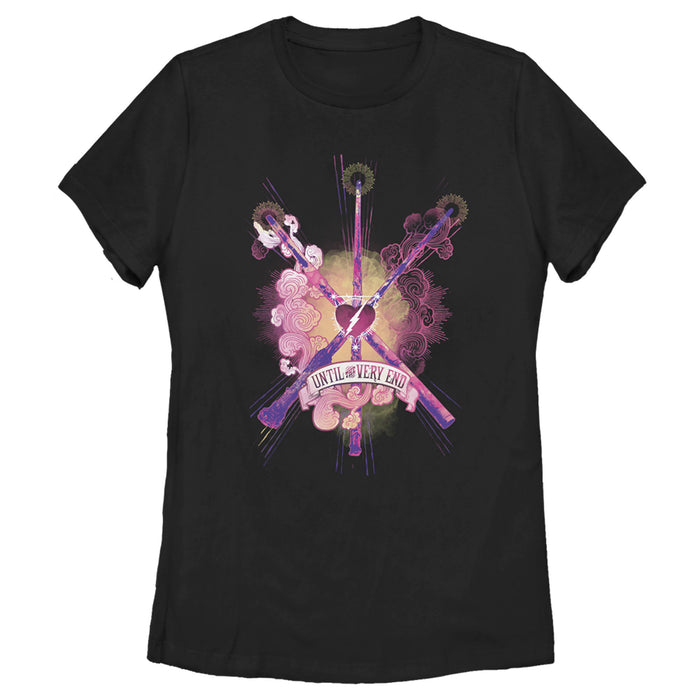 fifth sun Women's Harry Potter Love Until End Magic T-Shirt