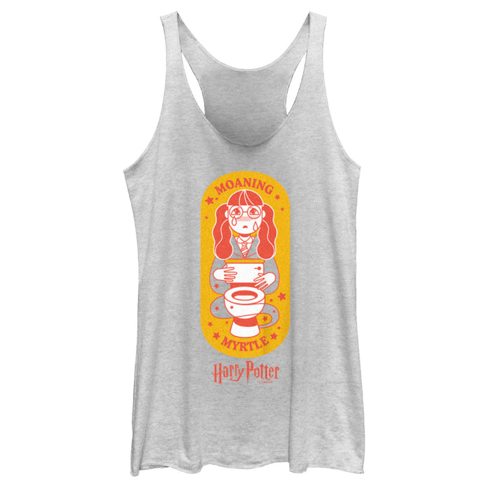 fifth sun Women's Harry Potter Moaning Myrtle Cartoon Racerback Tank Top