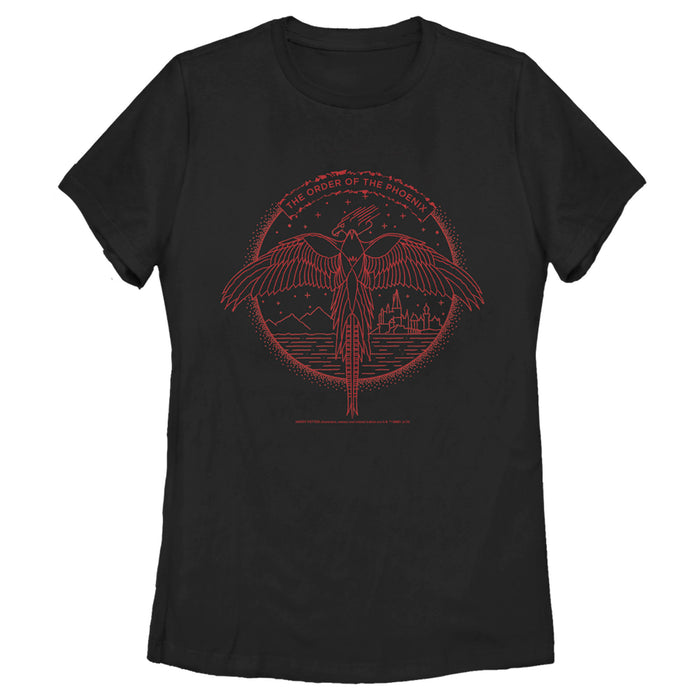 fifth sun Women's Harry Potter Order of Phoenix Flight T-Shirt