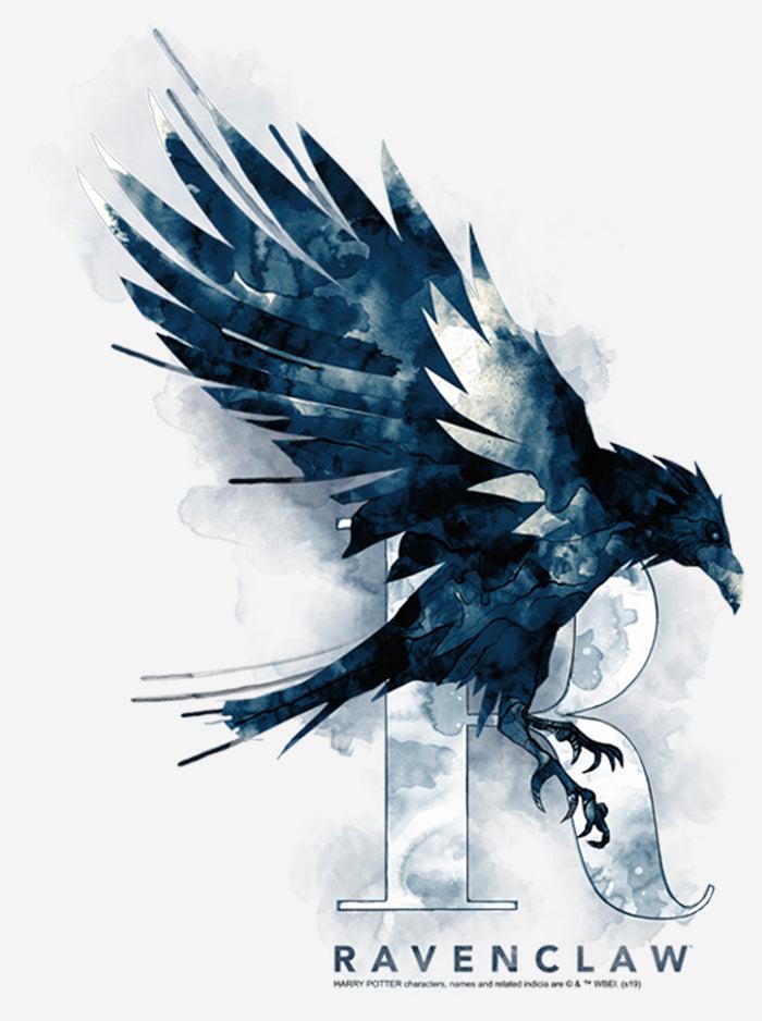 Fifth Sun Women's Harry Potter Ravenclaw Bird Watercolor T-Shirt