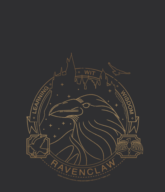 Fifth Sun Women's Harry Potter Ravenclaw House Emblem Racerback Tank Top