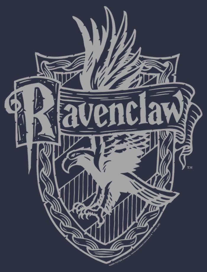 Fifth Sun Women's Harry Potter Ravenclaw Line Art Crest T-Shirt