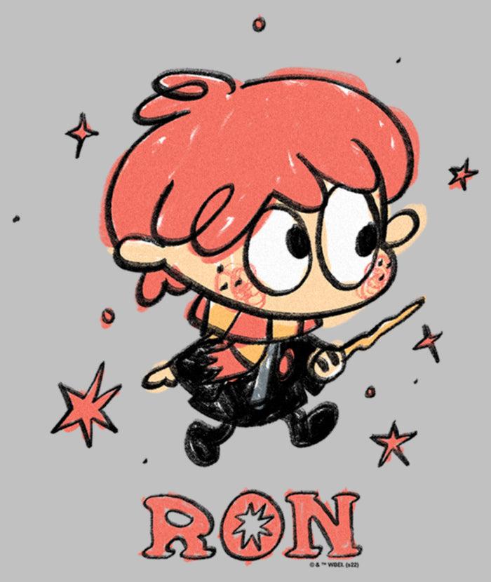 Fifth Sun Women's Harry Potter Ron Starry Cartoon T-Shirt