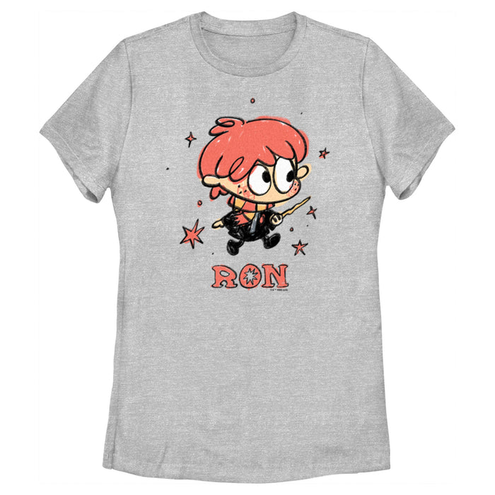 fifth sun Women's Harry Potter Ron Starry Cartoon T-Shirt