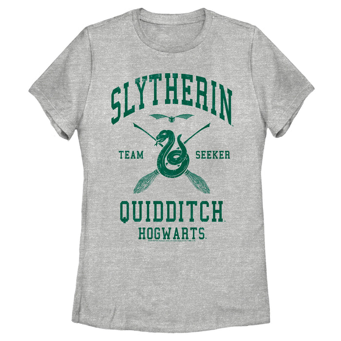 fifth sun Women's Harry Potter Slytherin Quidditch Team Seeker T-Shirt