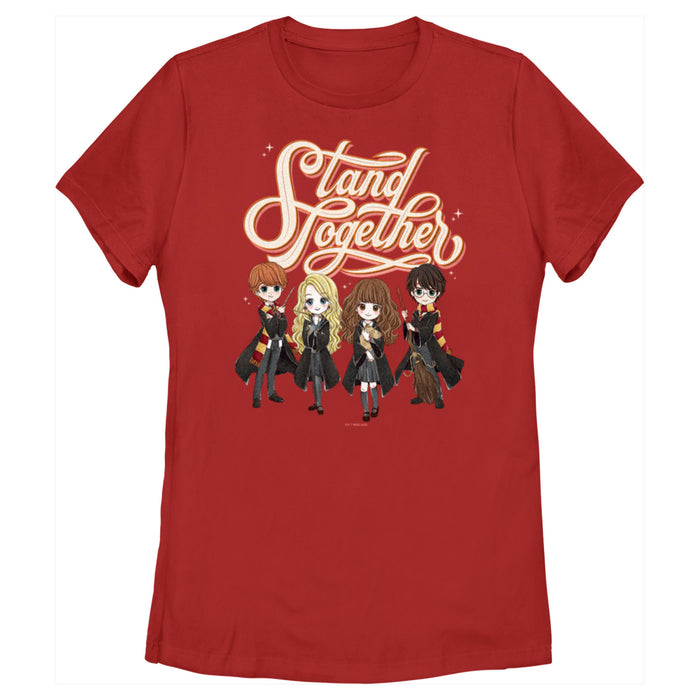 fifth sun Women's Harry Potter Stand Together Anime Friends T-Shirt