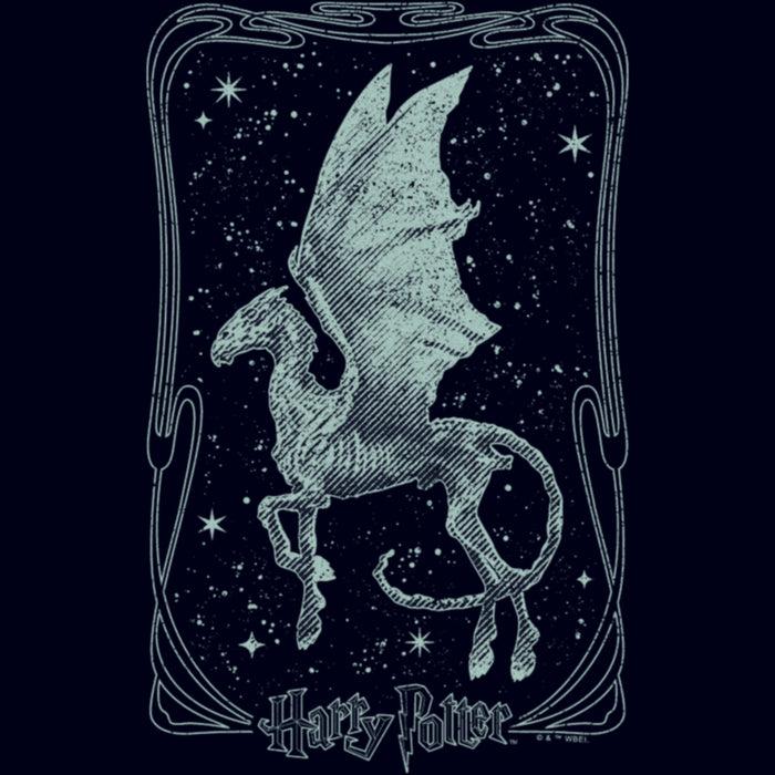 Fifth Sun Women's Harry Potter Thestral Tarot Card T-Shirt