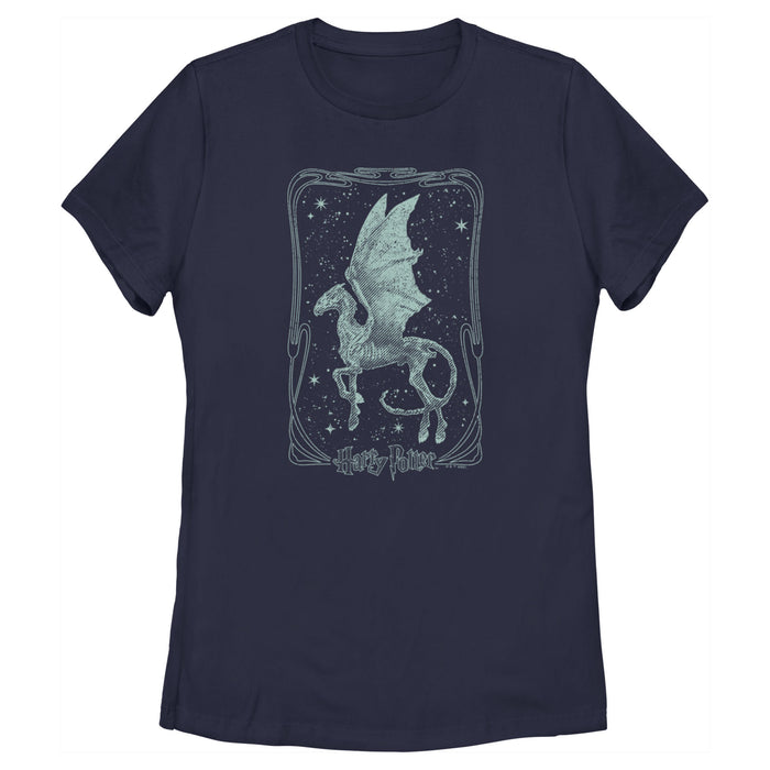 fifth sun Women's Harry Potter Thestral Tarot Card T-Shirt fifth sun Women's Harry Potter Thestral Tarot Card T-Shirt