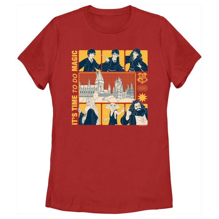 fifth sun Women's Harry Potter Time to Do Magic T-Shirt