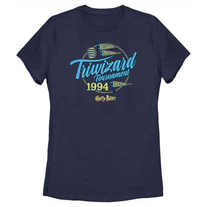 fifth sun Women's Harry Potter Triwizard Tournament Flag T-Shirt