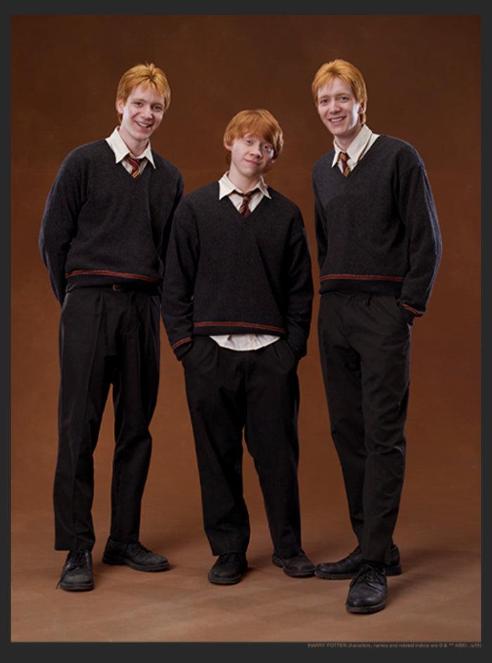 Fifth Sun Women's Harry Potter Weasley Brothers Portrait T-Shirt