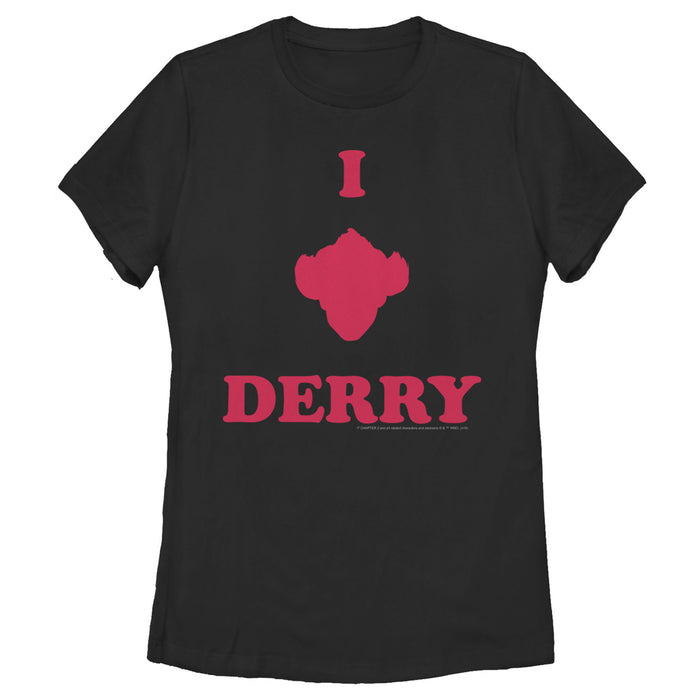 fifth sun Women's IT Chapter Two Chapter Two Pennywise Loves Derry T-Shirt
