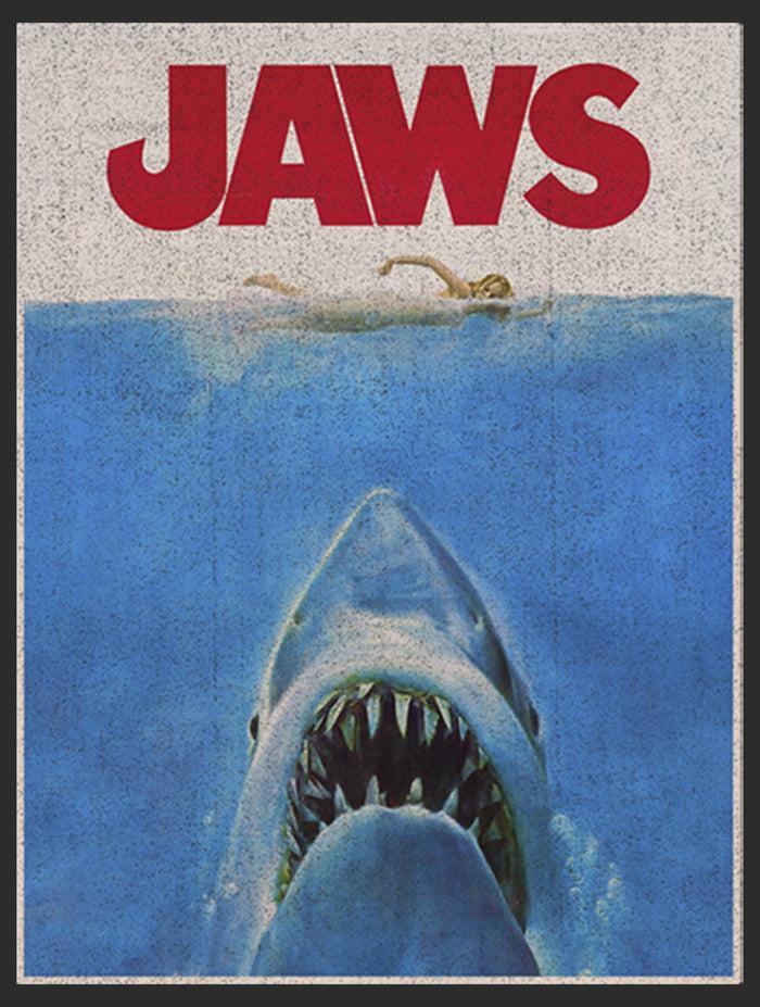 Fifth Sun Women's Jaws Retro Distressed Poster T-Shirt