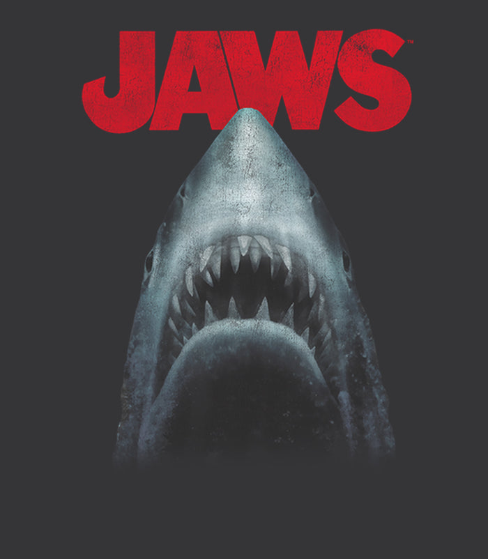 Fifth Sun Women's Jaws Shark Teeth Poster Racerback Tank Top
