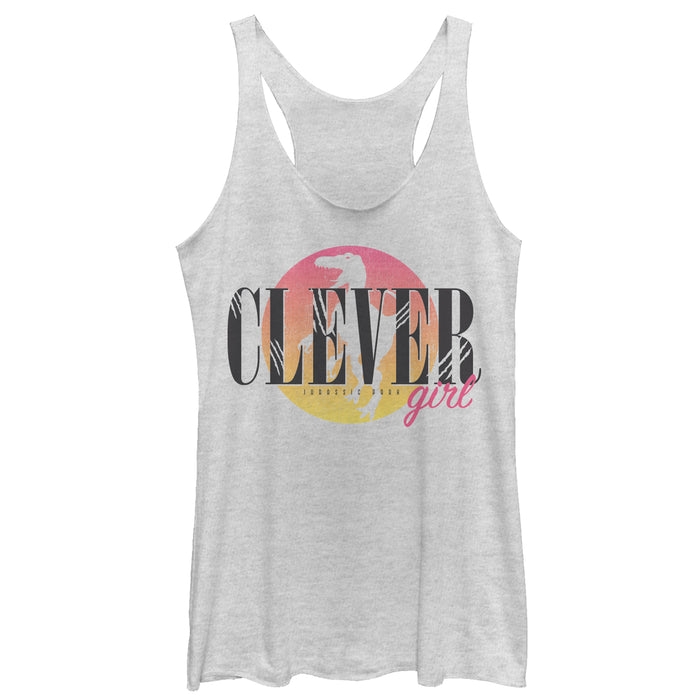 fifth sun Women's Jurassic Park Retro Clever Girl Racerback Tank Top fifth sun Women's Jurassic Park Retro Clever Girl Racerback Tank Top
