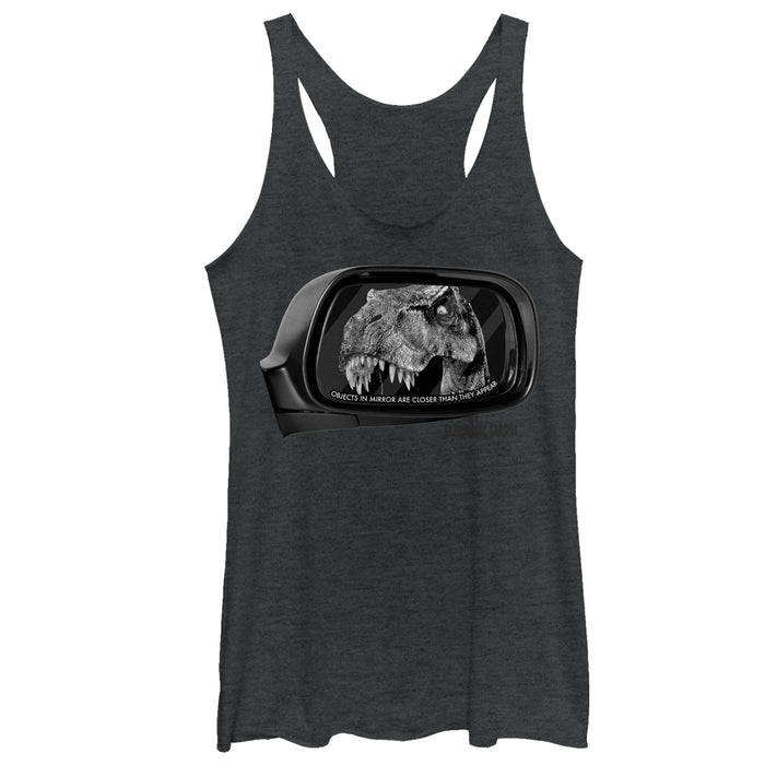 fifth sun Women's Jurassic Park T. Rex In Rearview Mirror Objects Are Closer Racerback Tank Top fifth sun Women's Jurassic Park T. Rex In Rearview Mirror Objects Are Closer Racerback Tank Top