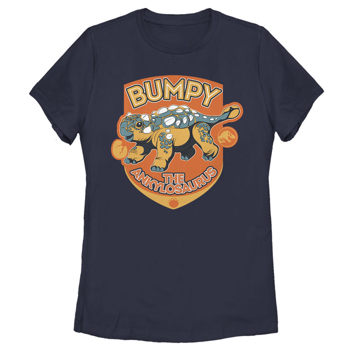 fifth sun Women's Jurassic World: Camp Cretaceous Bumpy the Ankylosaurus T-Shirt