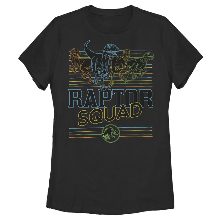 fifth sun Women's Jurassic World: Camp Cretaceous Retro Raptor Squad T-Shirt