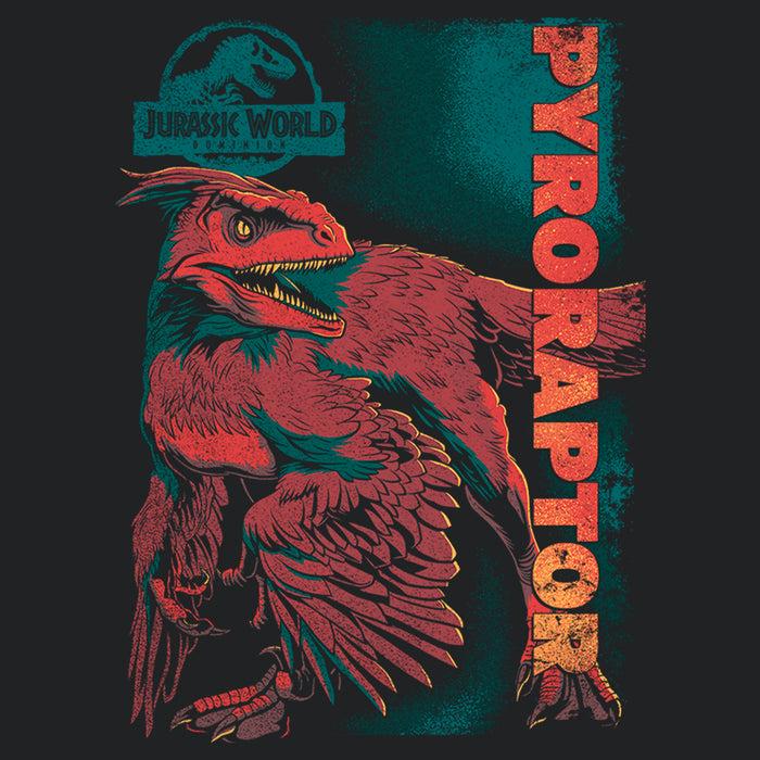 Fifth Sun Women's Jurassic World: Dominion Pyroraptor Dinosaur Portrait Racerback Tank Top