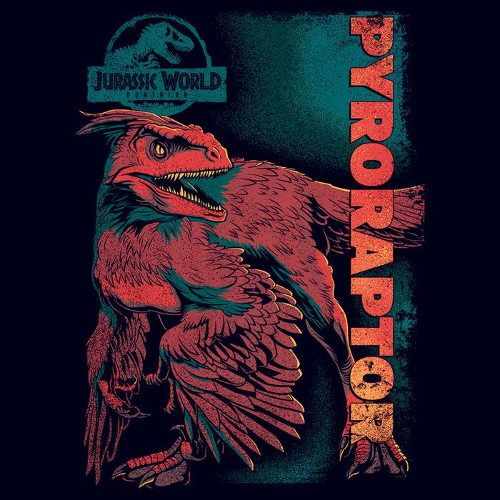 Fifth Sun Women's Jurassic World: Dominion Pyroraptor Dinosaur Portrait T-Shirt