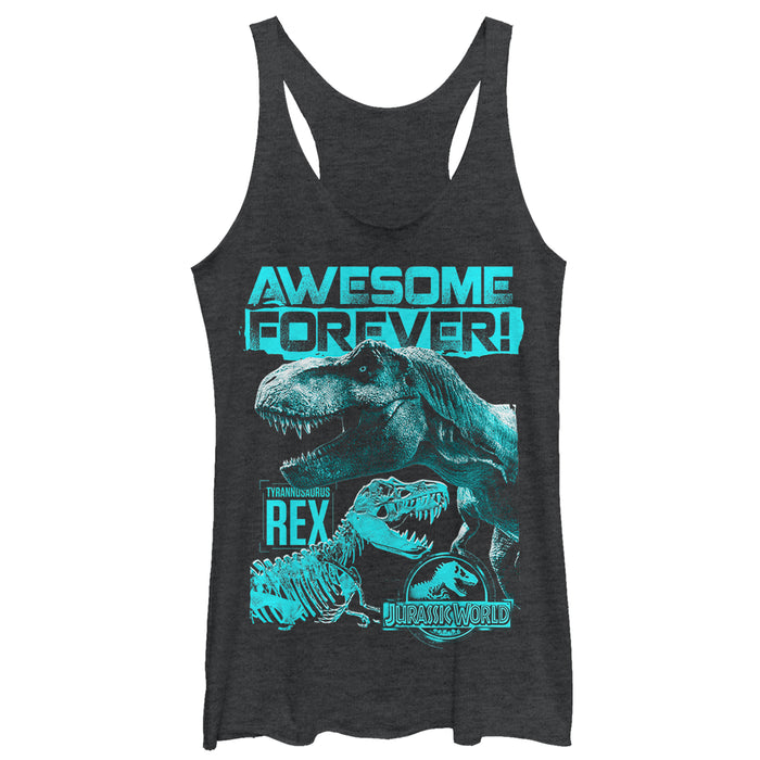 fifth sun Women's Jurassic World: Fallen Kingdom Forever T.Rex Racerback Tank Top