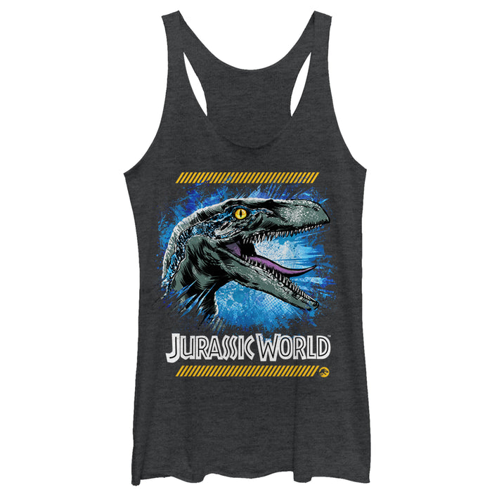 fifth sun Women's Jurassic World: Fallen Kingdom Raptor Code Racerback Tank Top