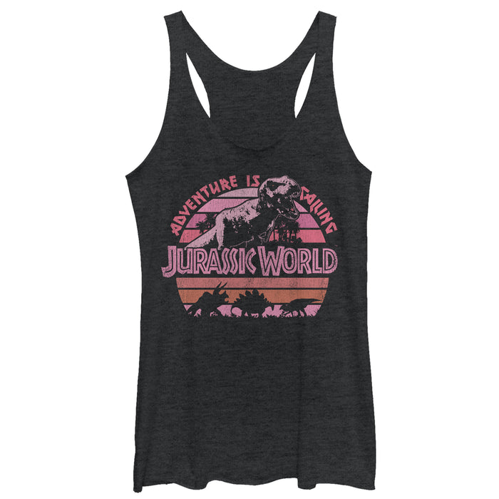 fifth sun Women's Jurassic World Retro Adventure is Calling Racerback Tank Top