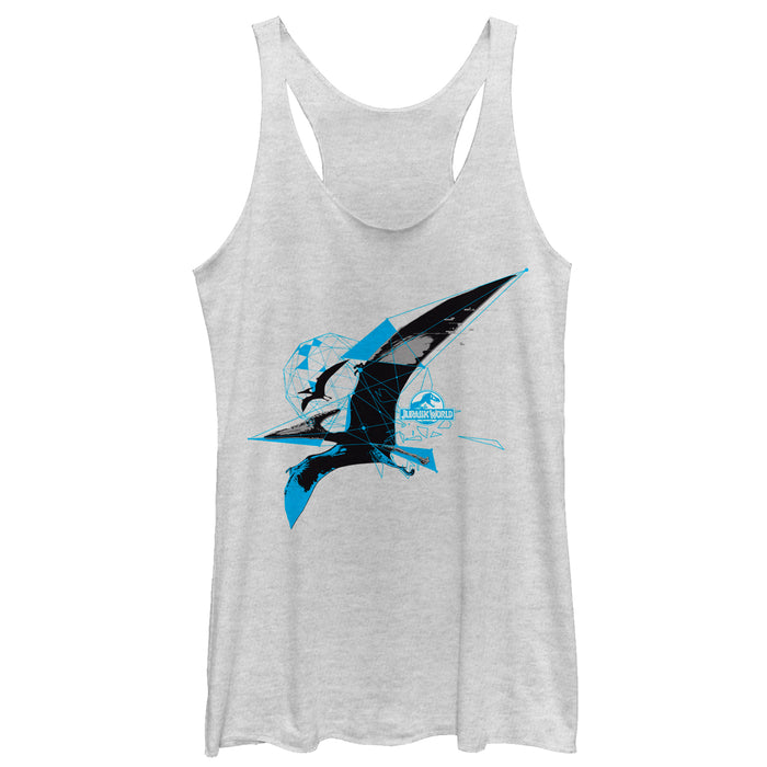 fifth sun Women's Jurassic World Soaring Pteranodon Racerback Tank Top