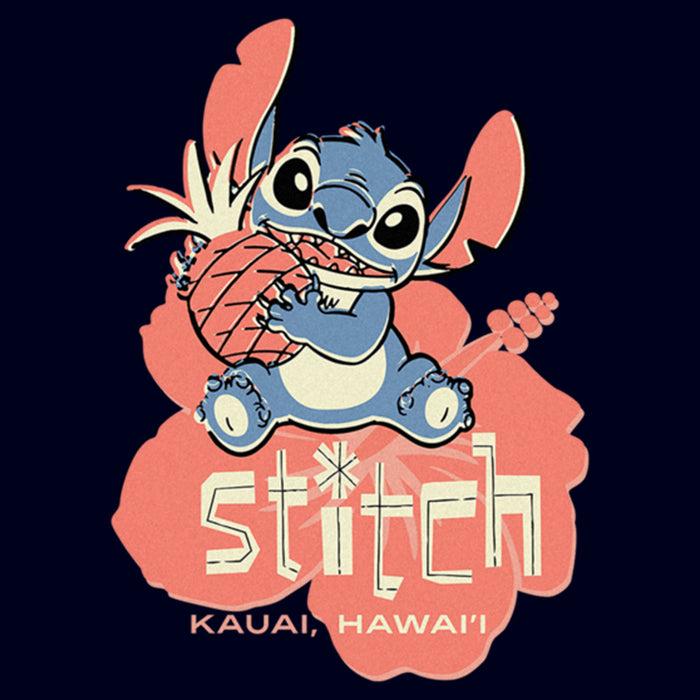 Fifth Sun Women's Lilo & Stitch Kauai Pineapple Stitch T-Shirt