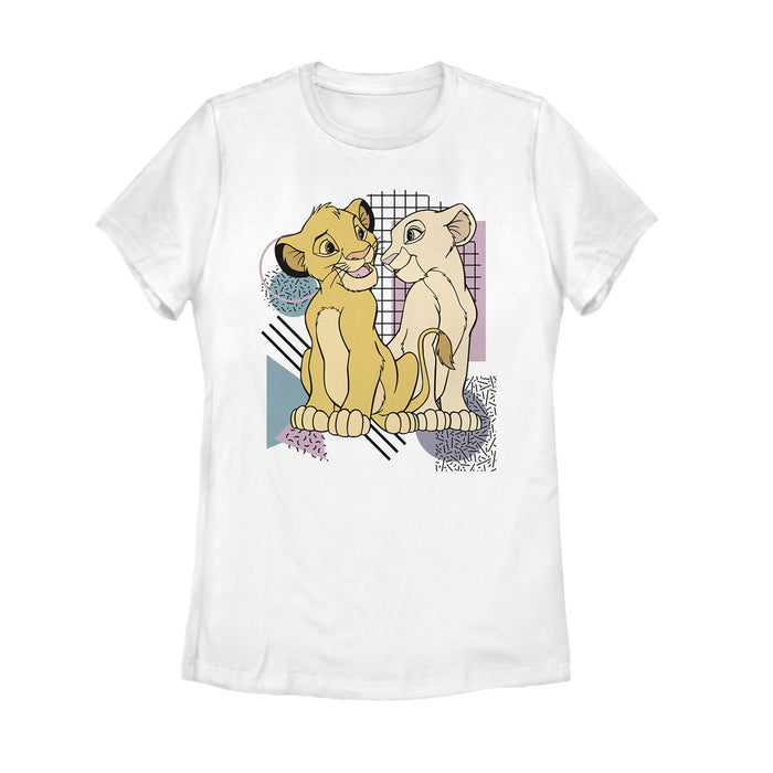 fifth sun Women's Lion King Bold Retro Cub Love T-Shirt