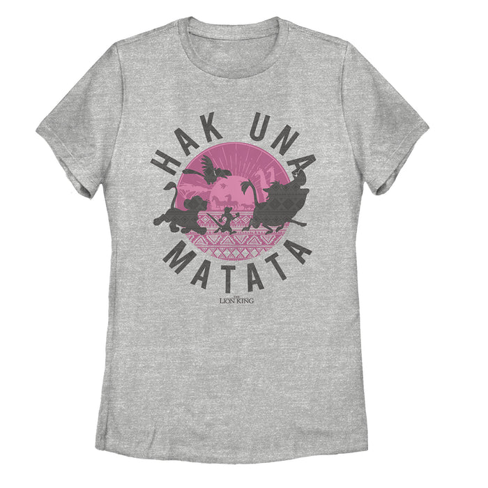 fifth sun Women's Lion King Hakuna Matata Ornate Circle T-Shirt