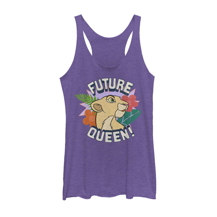 fifth sun Women's Lion King Nala Future Queen Racerback Tank Top